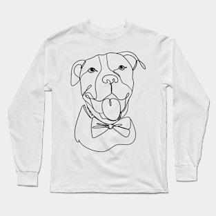 Pitbull brown Long Sleeve T-Shirt